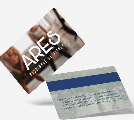 Tarjetas de visita PVC con acabado brillante