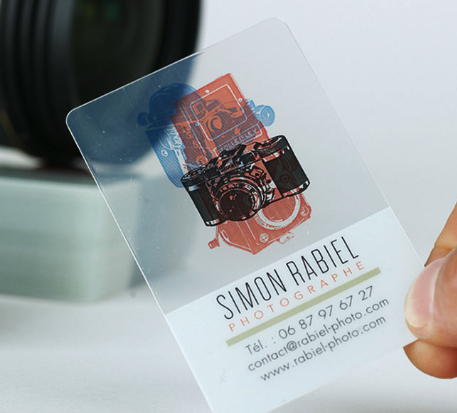 Tarjetas de visita PVC con diseño profesional