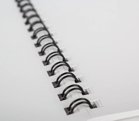 Catálogo en espiral para manuales, guías o menús