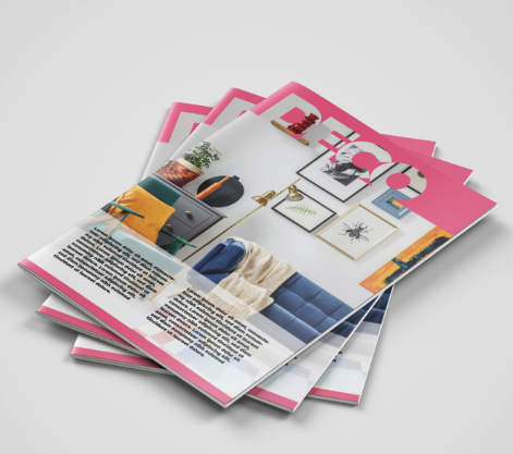 Catálogos grapados impresos a color