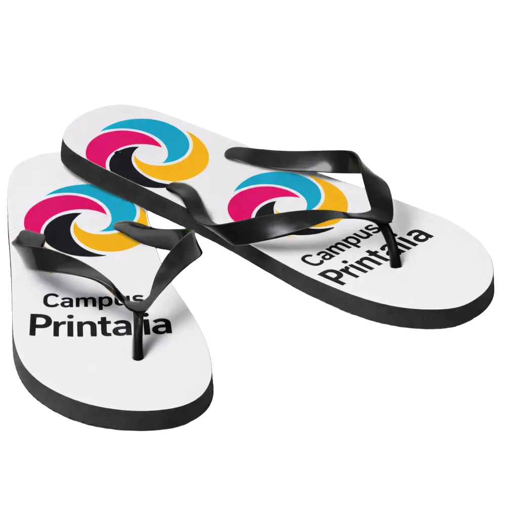 Chanclas personalizadas para campus con piscina