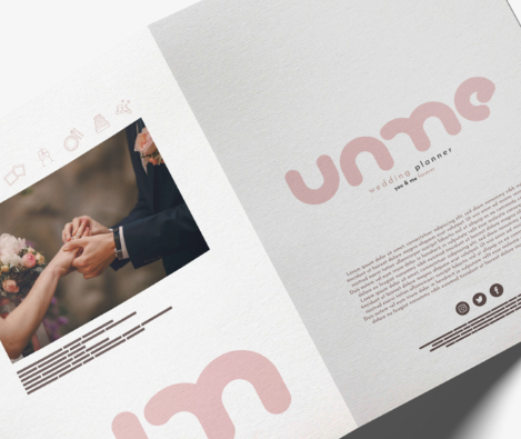 Conjunto de folletos verjurados Diamante para evento corporativo