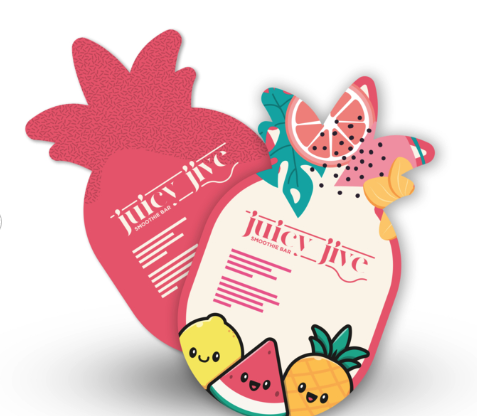 Flyer troquelado con forma personalizada