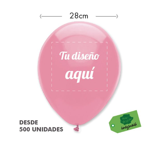 Globo látex neón 28 cm