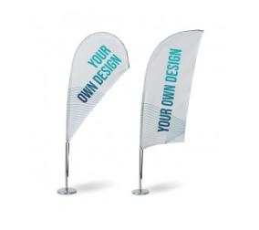 Mini Fly Banners personalizados