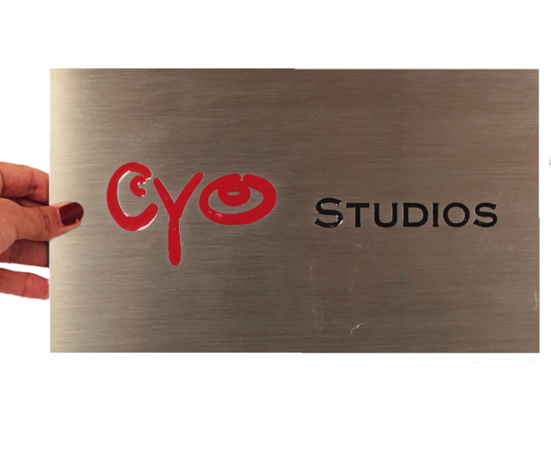 Placa de latón profesional