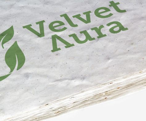 Tarjetas de visita en papel con semillas plantables