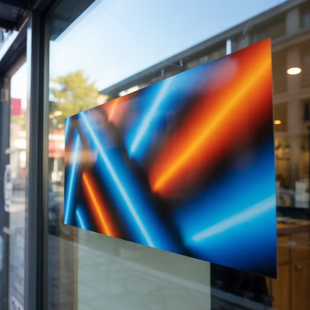 Escaparate completo decorado con vinilos publicitarios