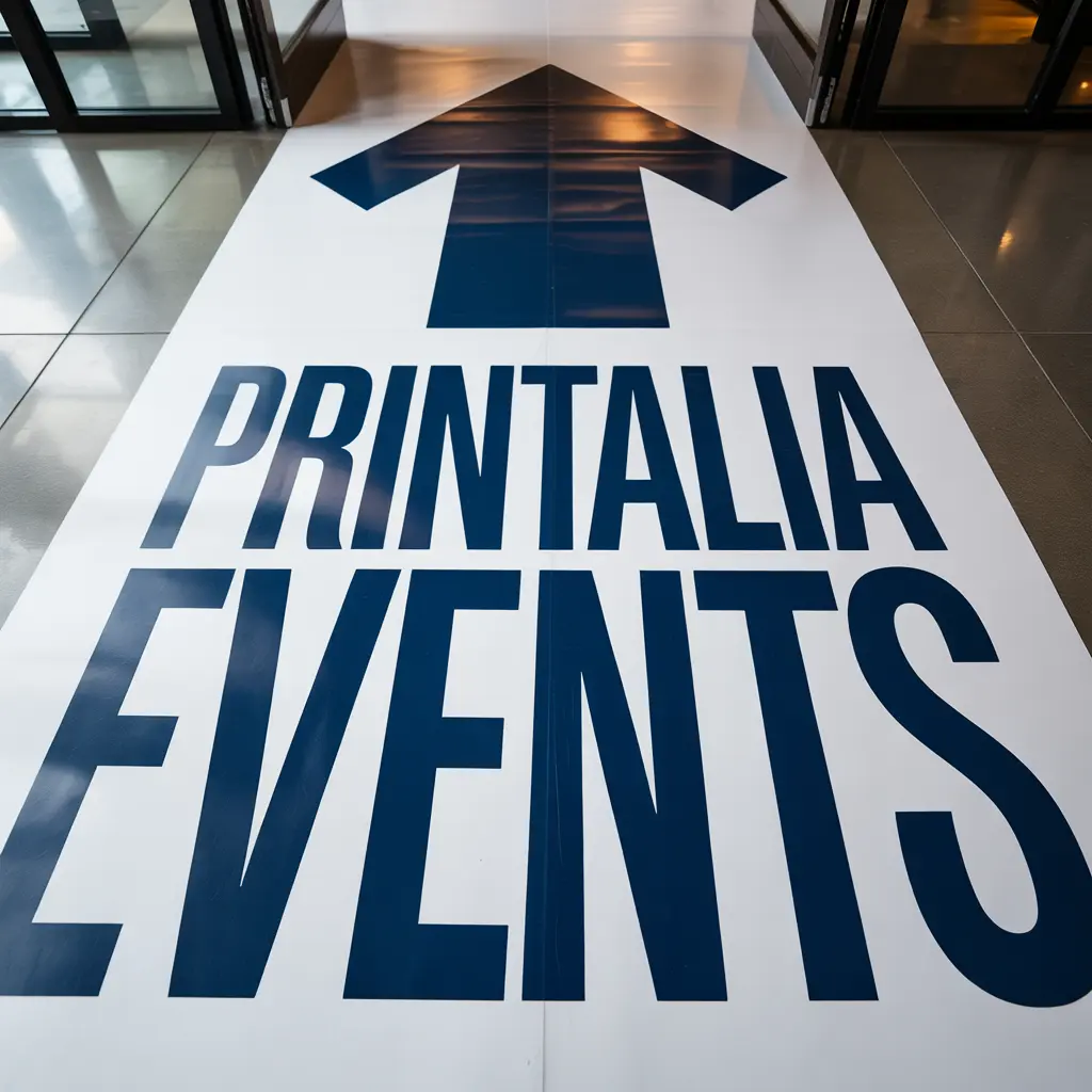 Vinilos para suelo en tienda comercial