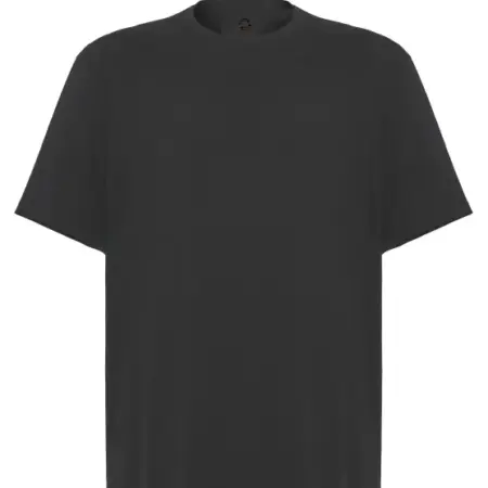 camiseta manga corta oversize gris