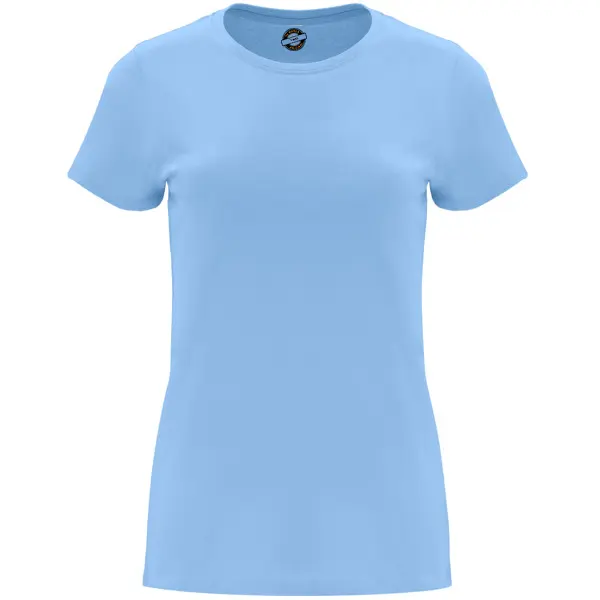 camiseta mujer premium celeste