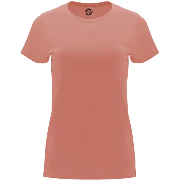 camiseta mujer premium naranja clay