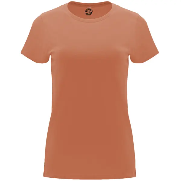 camiseta mujer premium naranja grey