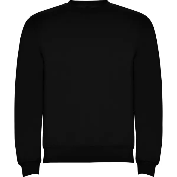 sudadera sin capucha negro