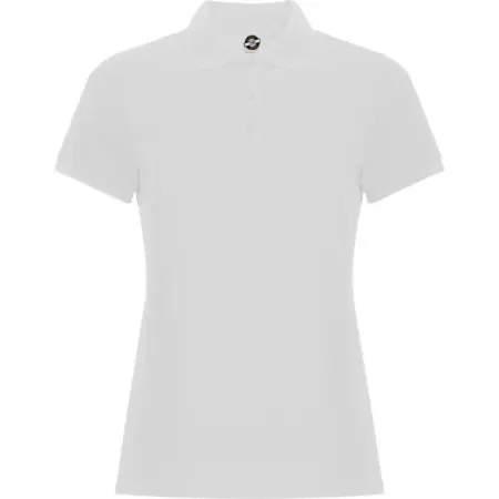 polo algodón mujer premium blanco