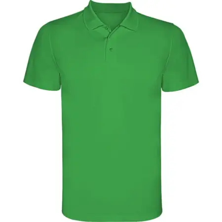 polo técnico hombre básico verde helecho