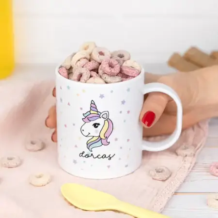 taza de plástico