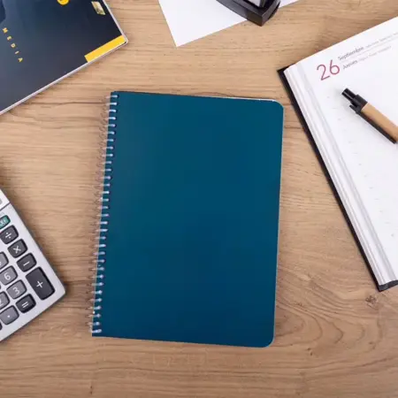 cuaderno con espiral