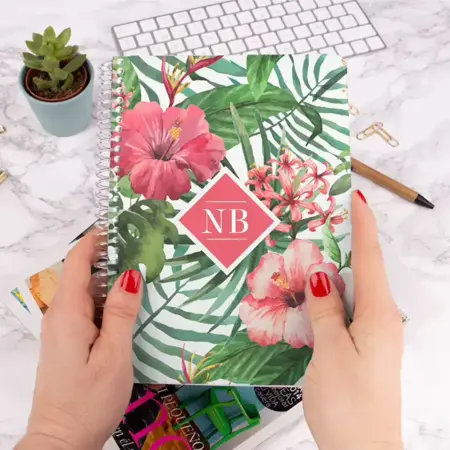 cuaderno con espiral