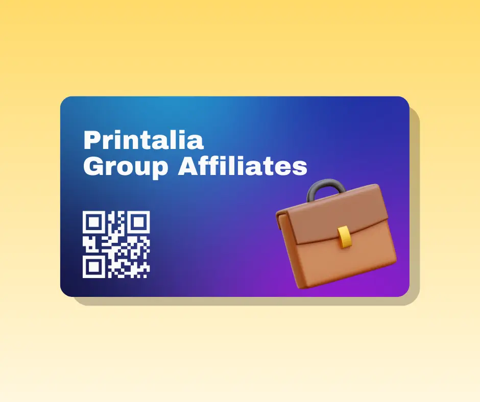 Tarjeta Printalia Group Affiliates